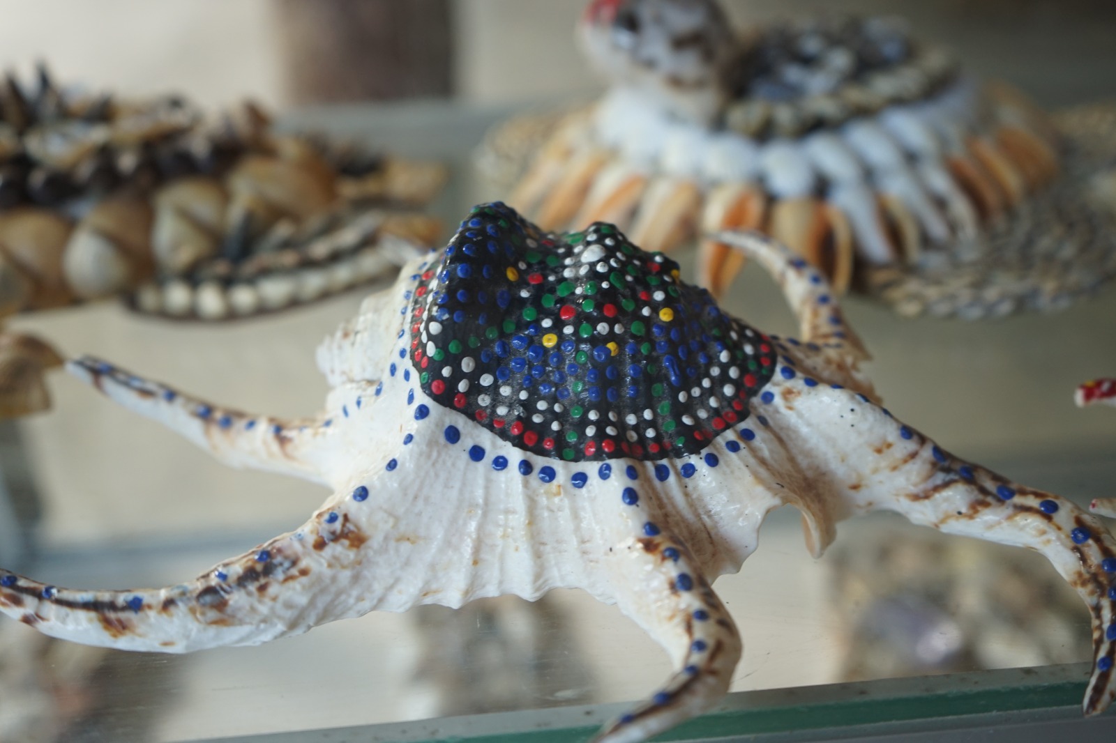 Hiasan Meja Motif Seafood Pesisir